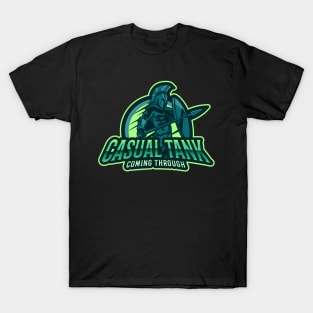 MMORPG Player Casual Tank Coming Through Spartan T-Shirt